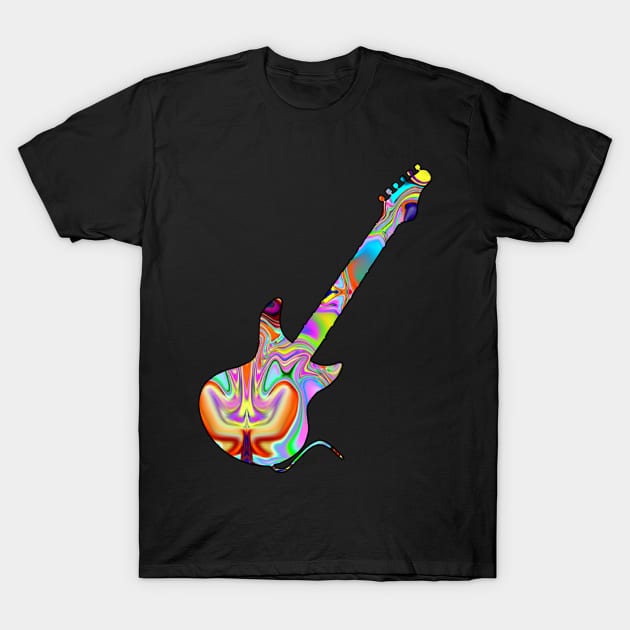 Rock Guitar 03 T-Shirt by kensor